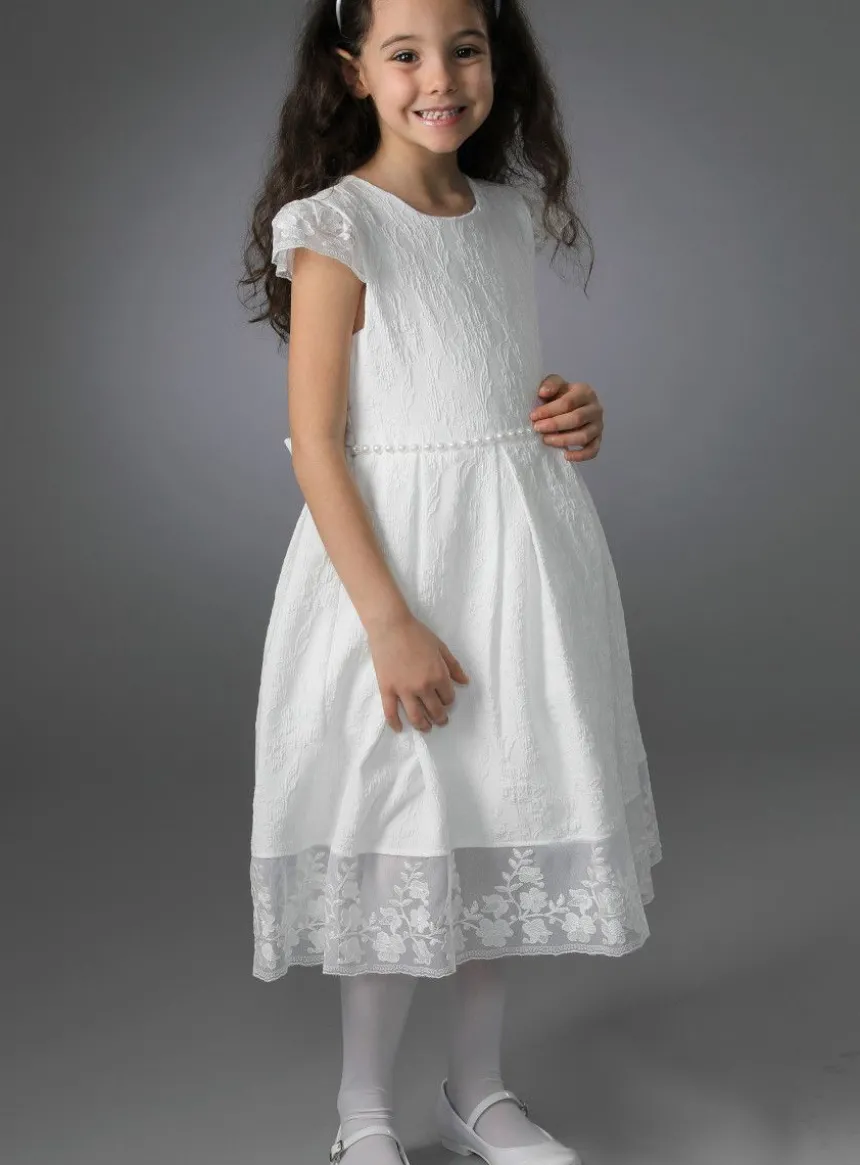 Robe de communion fille dentelle