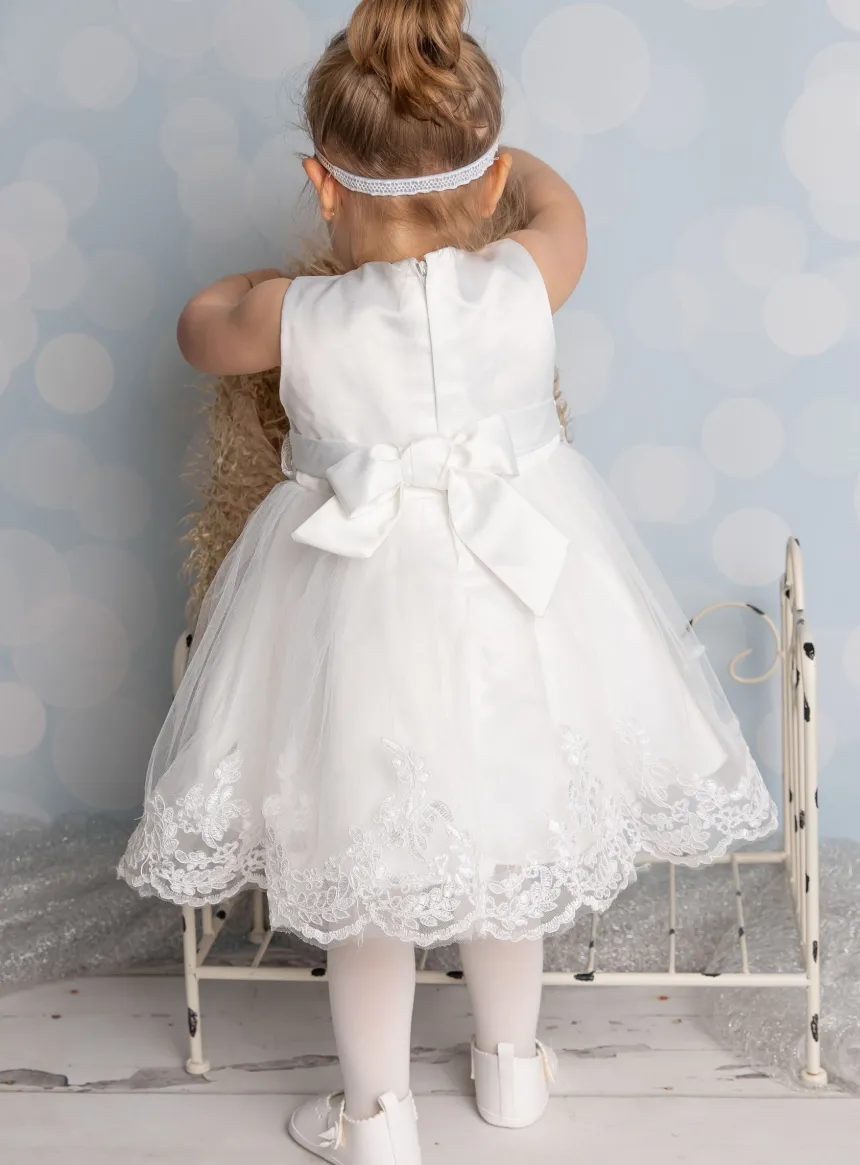 Robe de cérémonie bébé fille