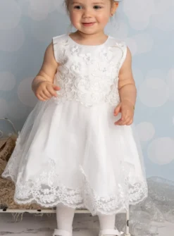 Robe de cérémonie bébé fille