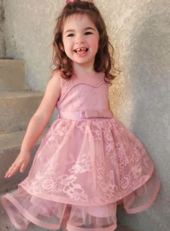 Robe de cérémonie bébé fille