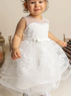 Robe de cérémonie bébé fille