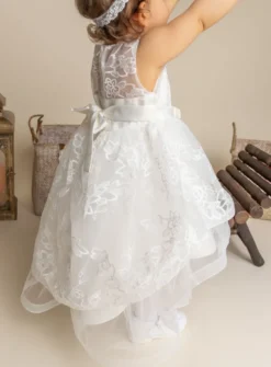 Robe de cérémonie bébé fille