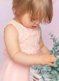 Robe de cérémonie bébé fille Leane