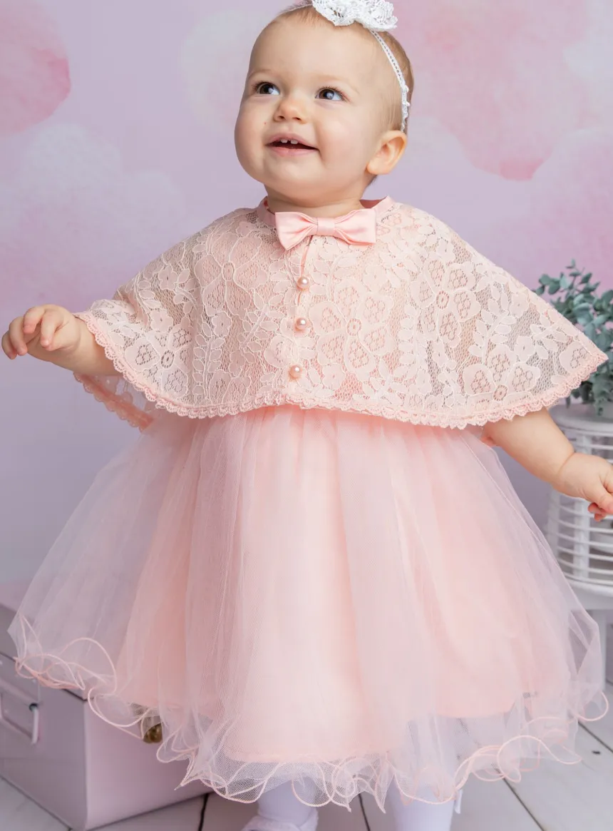 Robe de cérémonie bébé fille Leane