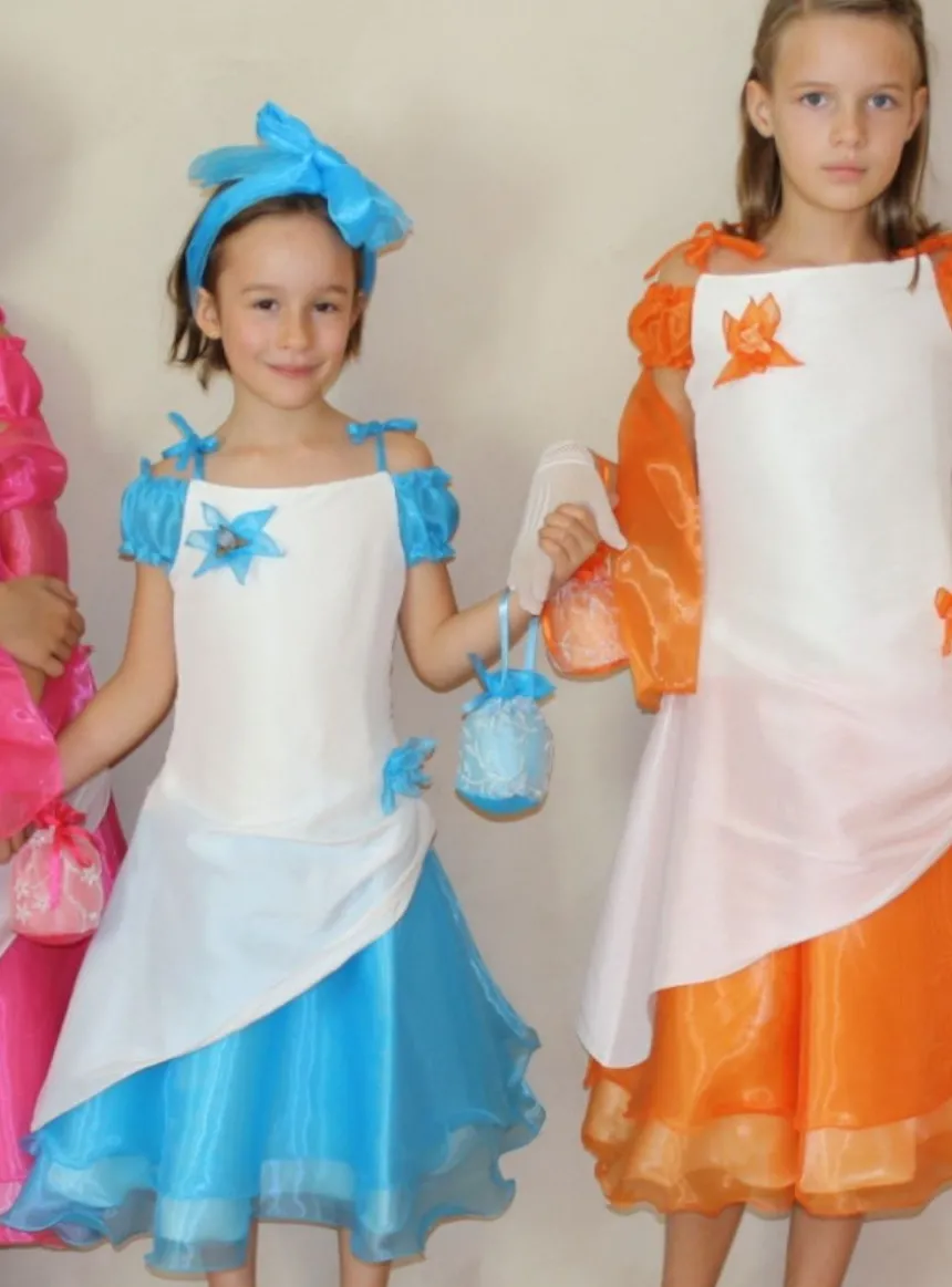 Robe de cérémonie bébé pour mariage en couleur