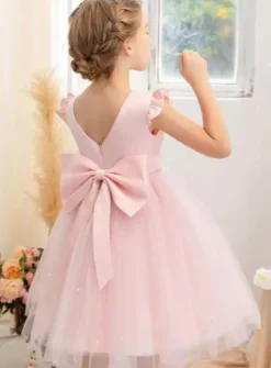 Robe de cérémonie courte fille Aude