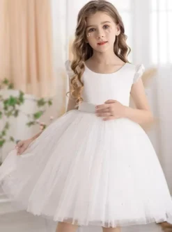 Robe de cérémonie courte fille Aude