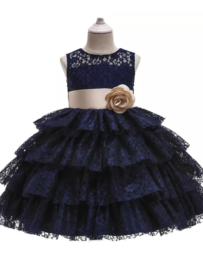 Robe de cérémonie dentelle fille
