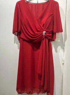Robe de cérémonie femme grande taille en mousseline