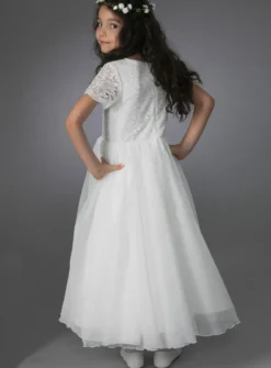 Robe de cérémonie Fille Adria dentelle