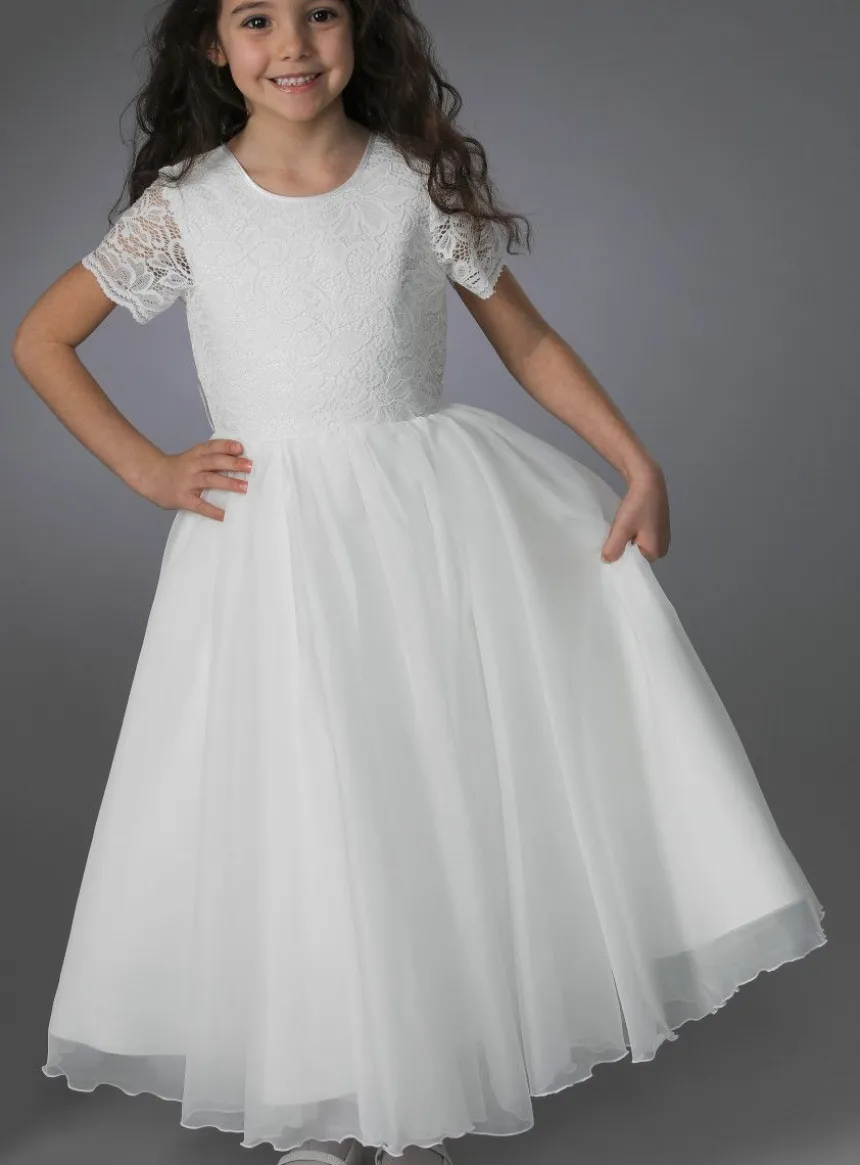 Robe de cérémonie Fille Adria dentelle