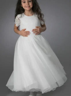Robe de cérémonie Fille Adria dentelle