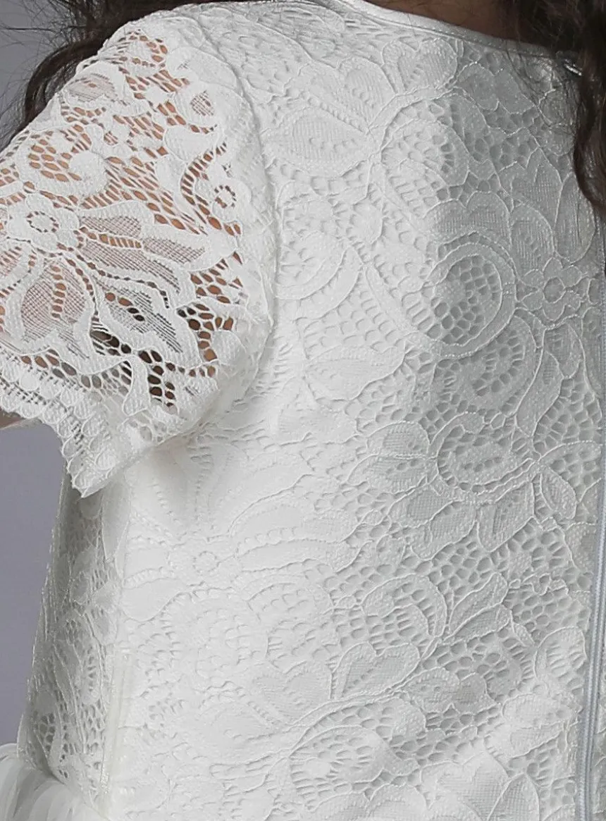 Robe de cérémonie Fille Adria dentelle
