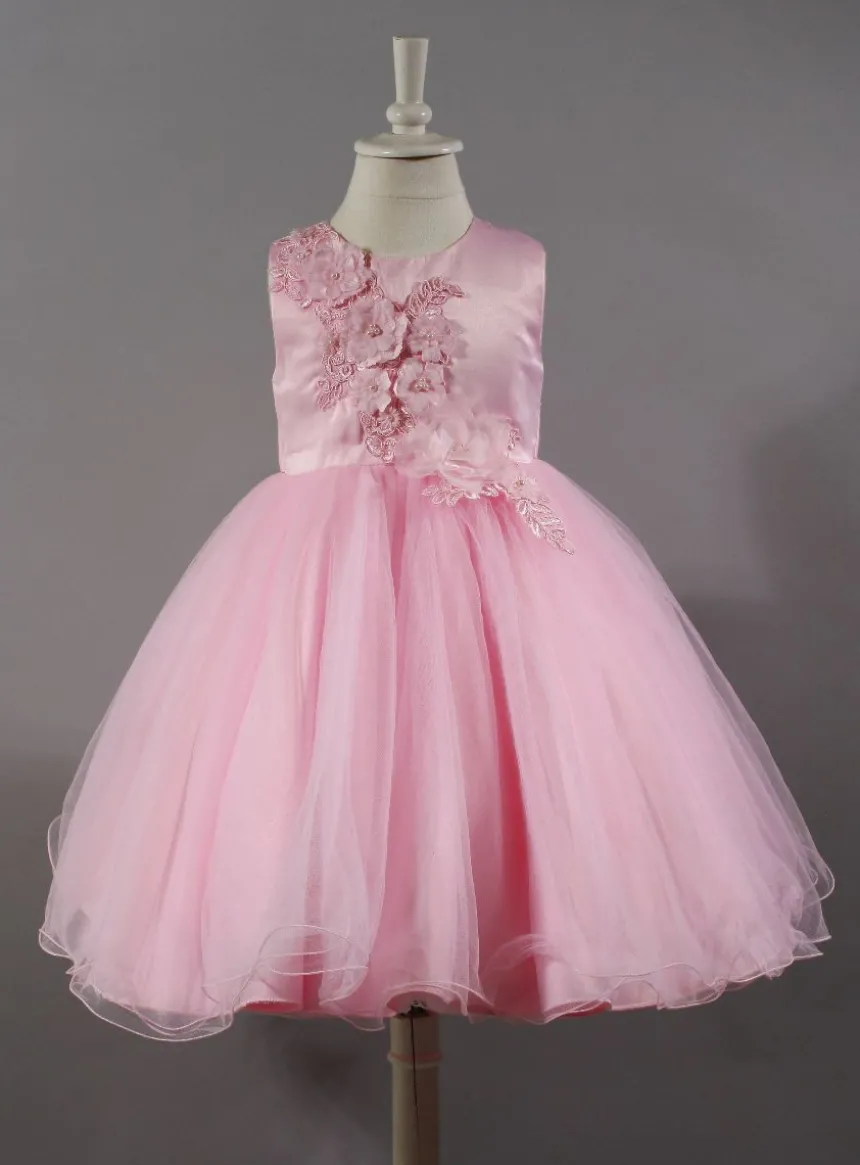 Robe de cérémonie fille Cerise