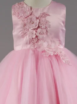 Robe de cérémonie fille Cerise