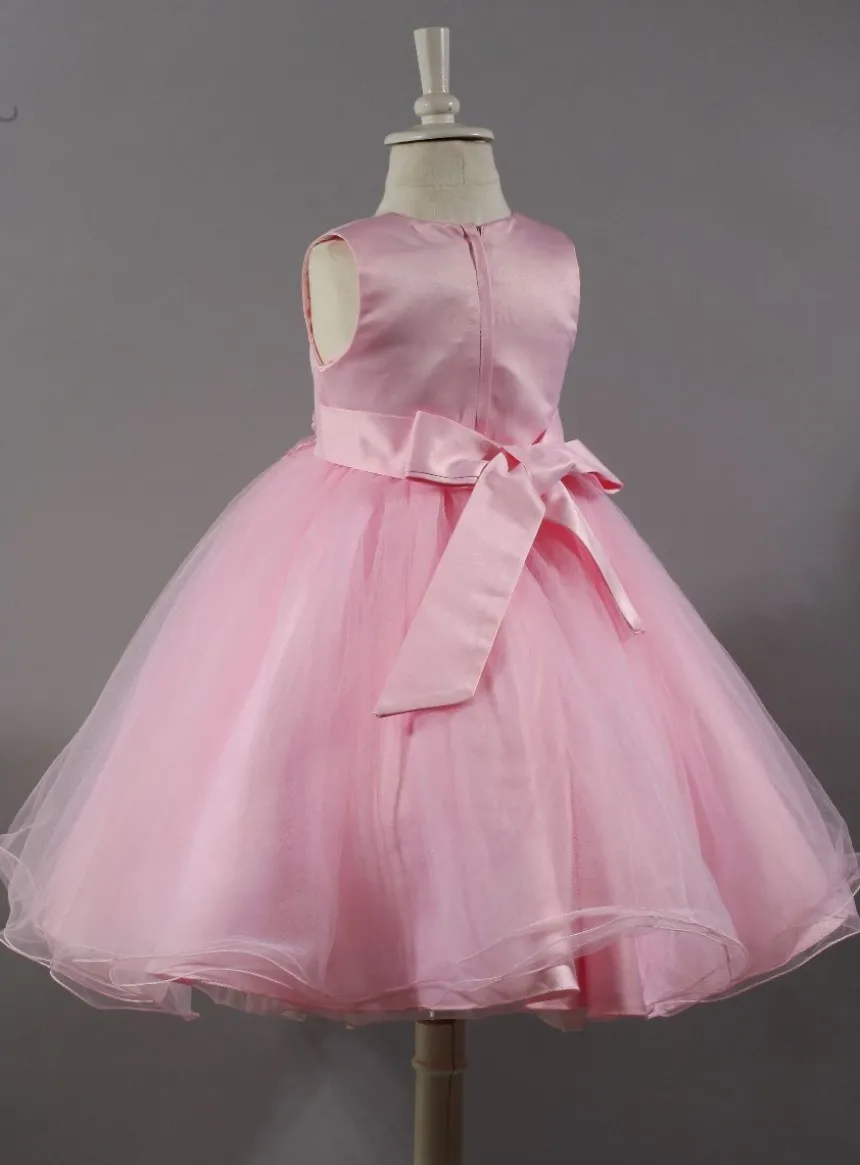 Robe de cérémonie fille Cerise