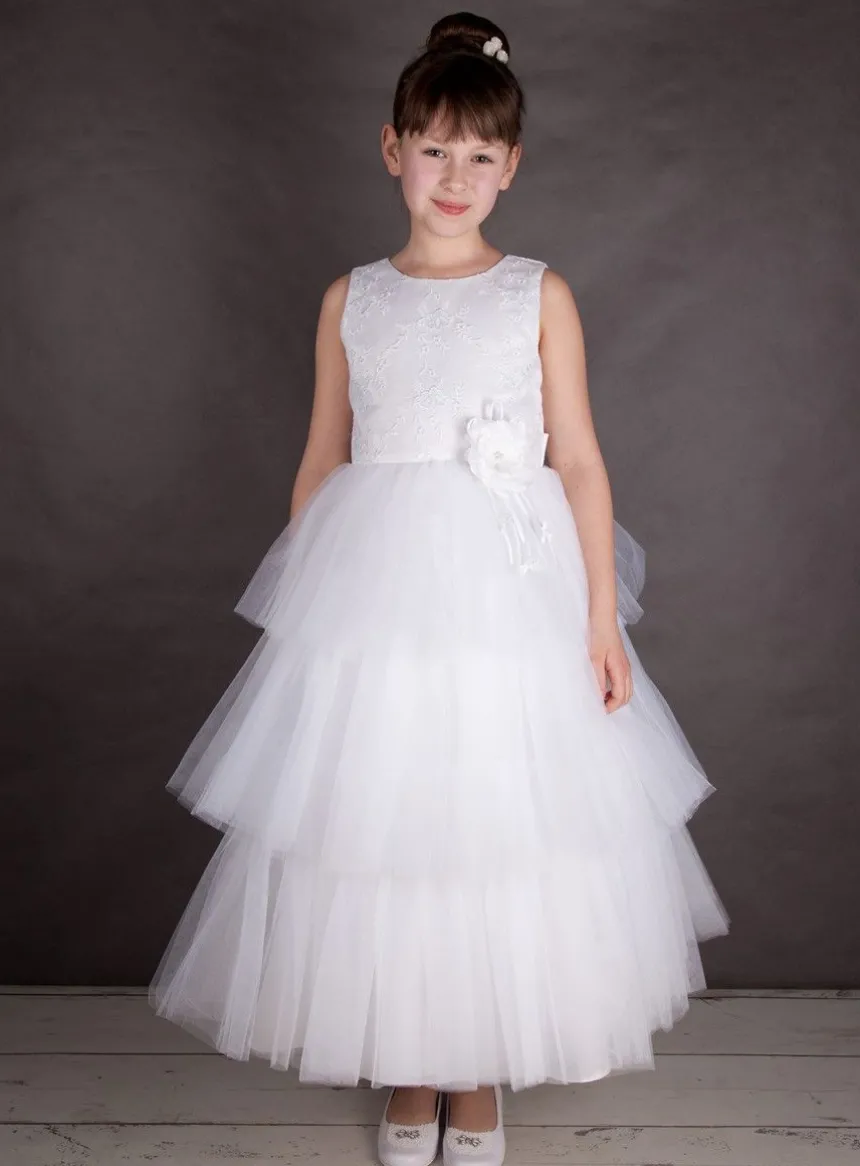 Robe de cérémonie fille Constantine Blanc 14 ans
