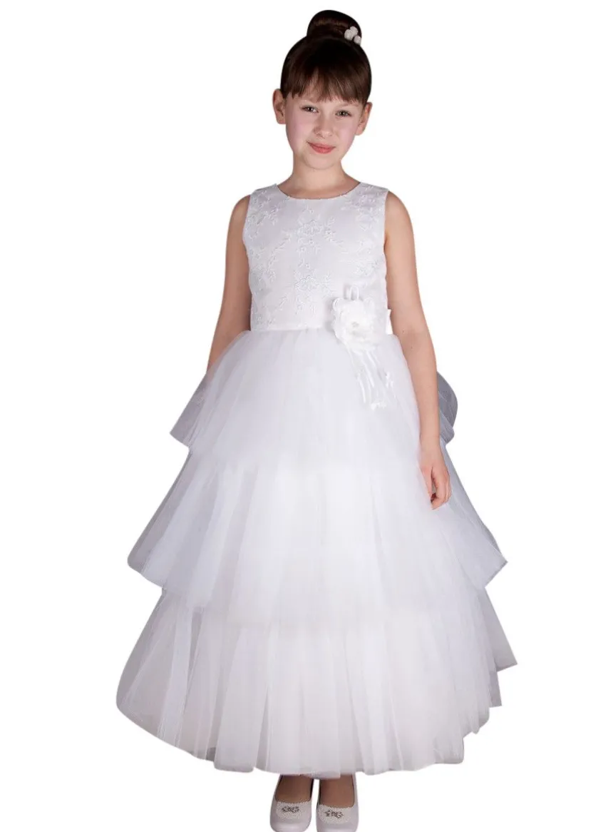 Robe de cérémonie fille Constantine Blanc 14 ans