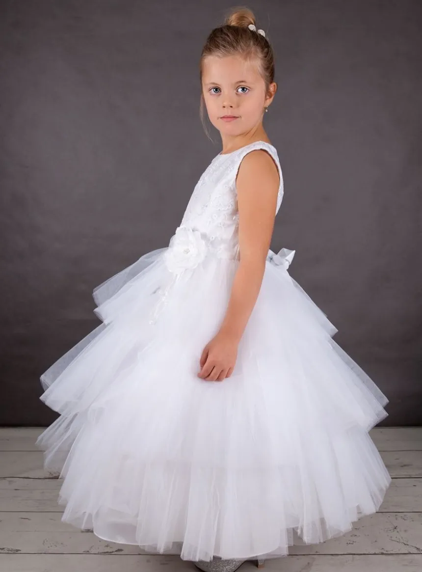 Robe de cérémonie fille Constantine Blanc 14 ans