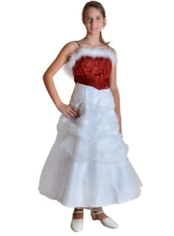 Robe de cérémonie fille Festi Rouge 2 ans