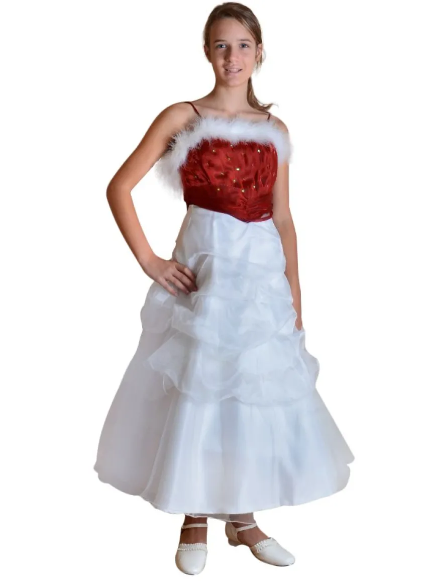 Robe de cérémonie fille Festi Rouge 2 ans