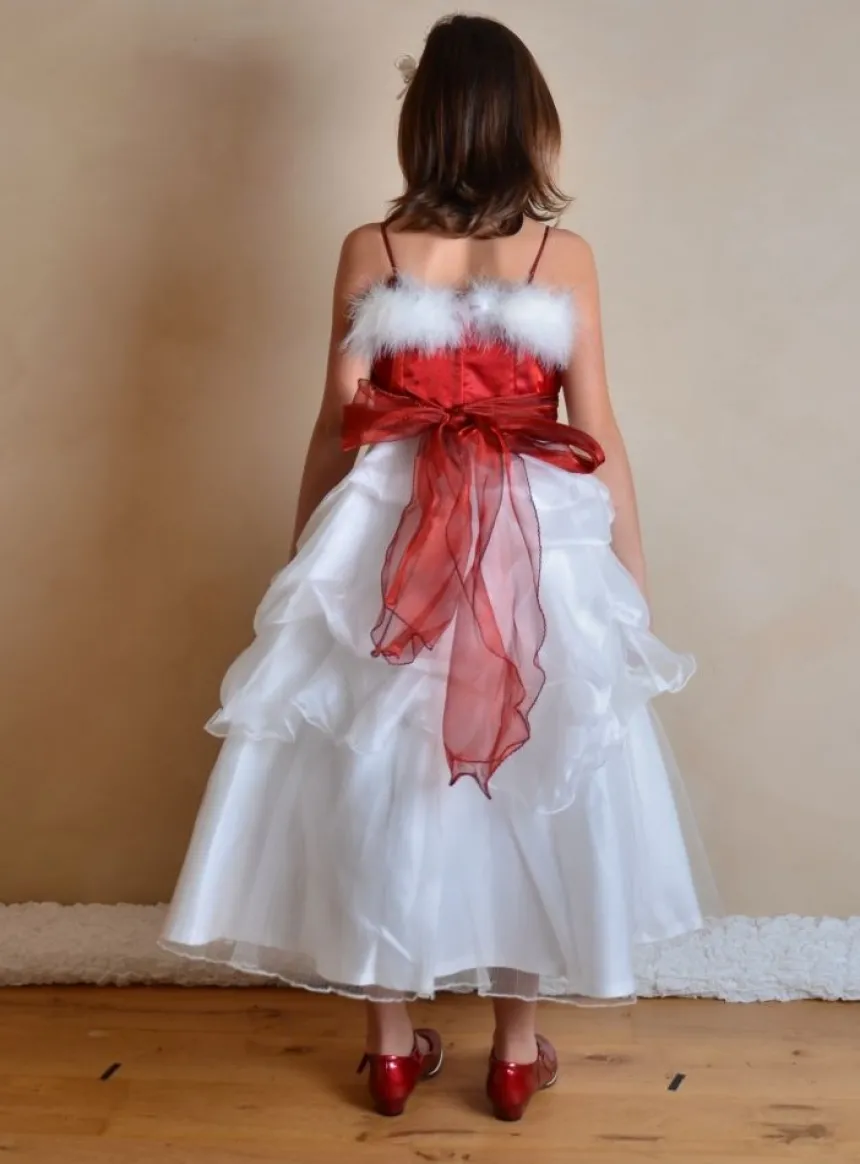 Robe de cérémonie fille Festi Rouge 2 ans