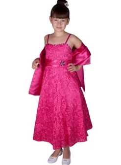 robe de cérémonie fille Martine Rose fushia 2 ans