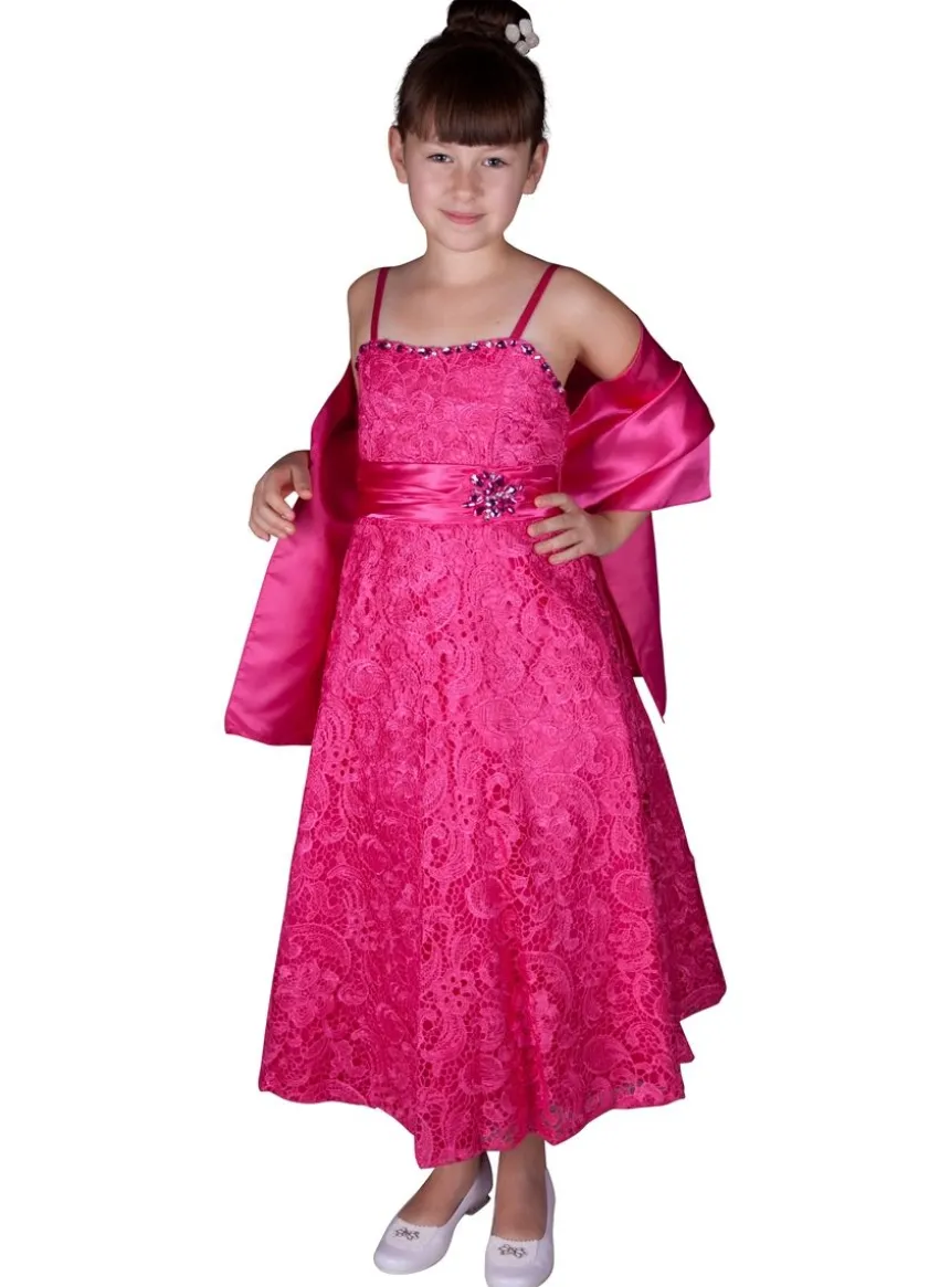 robe de cérémonie fille Martine Rose fushia 2 ans