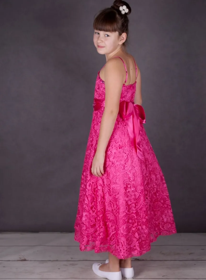 robe de cérémonie fille Martine Rose fushia 2 ans