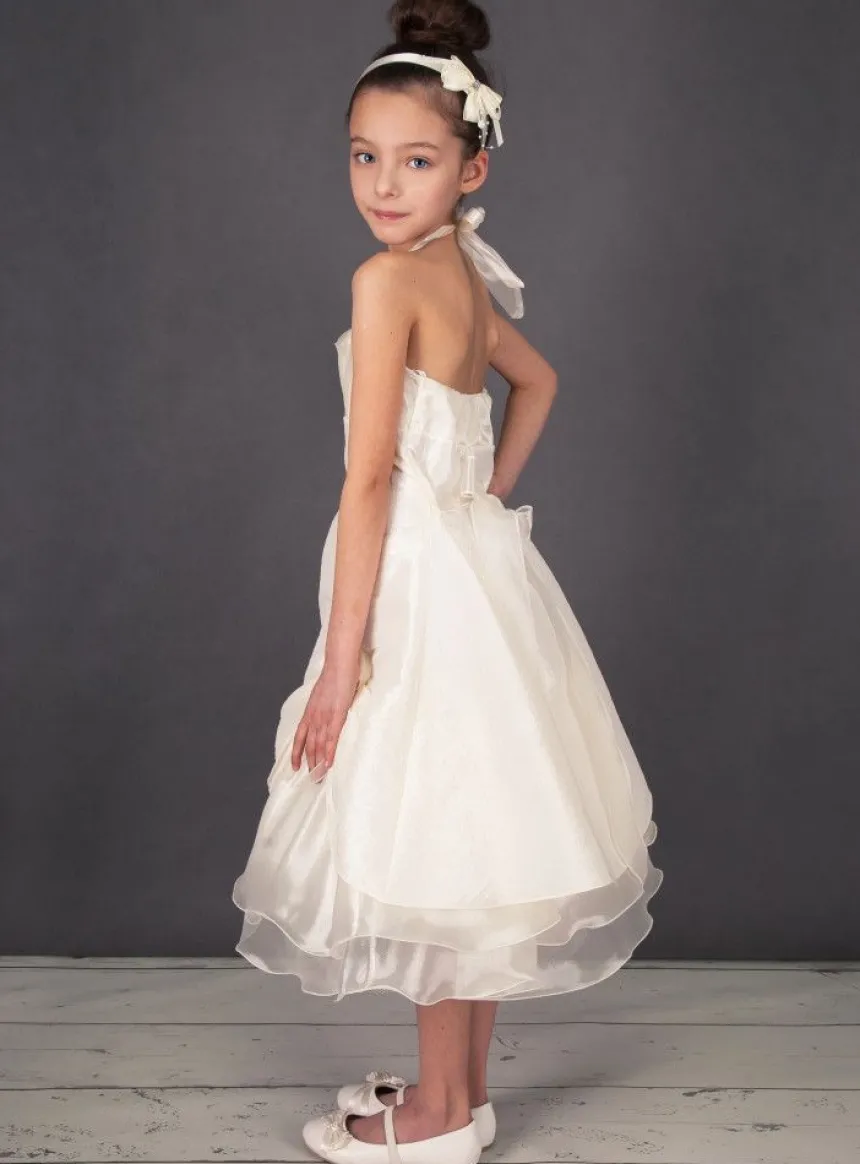 Robe de cérémonie fille Suri ivoire Ivoire - Ecru 2 ans