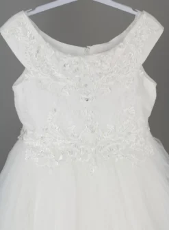 Robe de Cérémonie fille tulle buste dentelle - Gamme Luxe