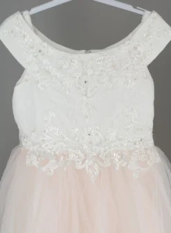 Robe de Cérémonie fille tulle buste dentelle - Gamme Luxe