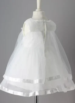 Robe de Cérémonie petite fille Charlotte Ivoire - Ecru 2 ans