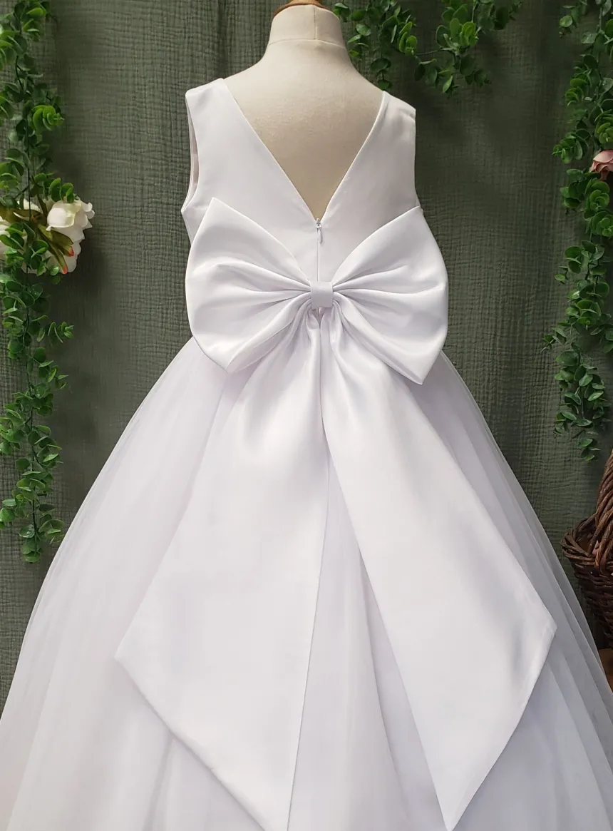 Robe demoiselle d'honneur longue fille Nelly