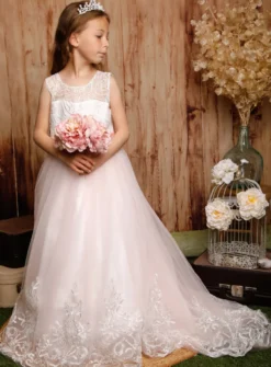 Robe de princesse fille mini mariée