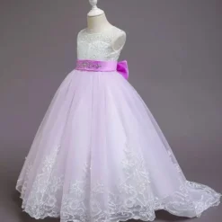 Robe de princesse fille mini mariée