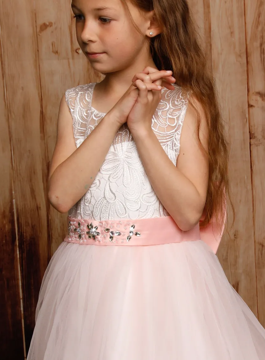 Robe de princesse fille mini mariée
