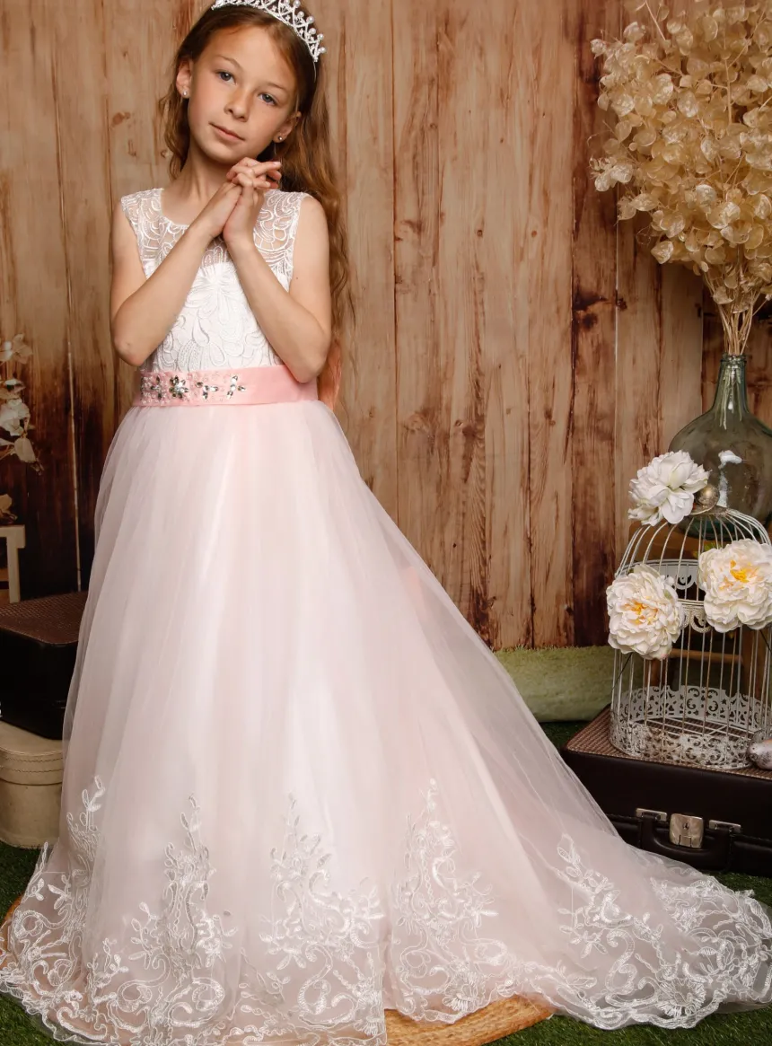Robe de princesse fille mini mariée
