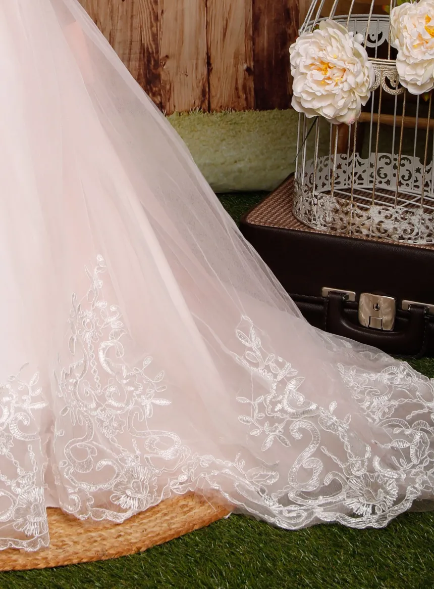 Robe de princesse fille mini mariée