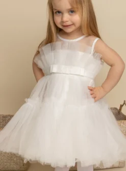 Robe de princesse fille pour mariage Tulle