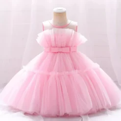 Robe de princesse fille pour mariage Tulle