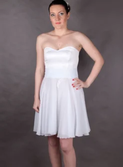 Robe de soirée blanche bustier Julietta Blanc 42