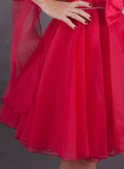 Robe de soirée courte femme Carla + étole taille 36