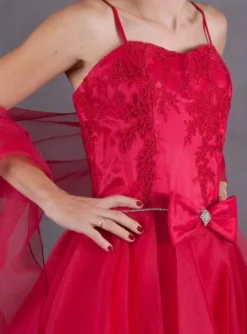 Robe de soirée courte femme Carla + étole taille 36