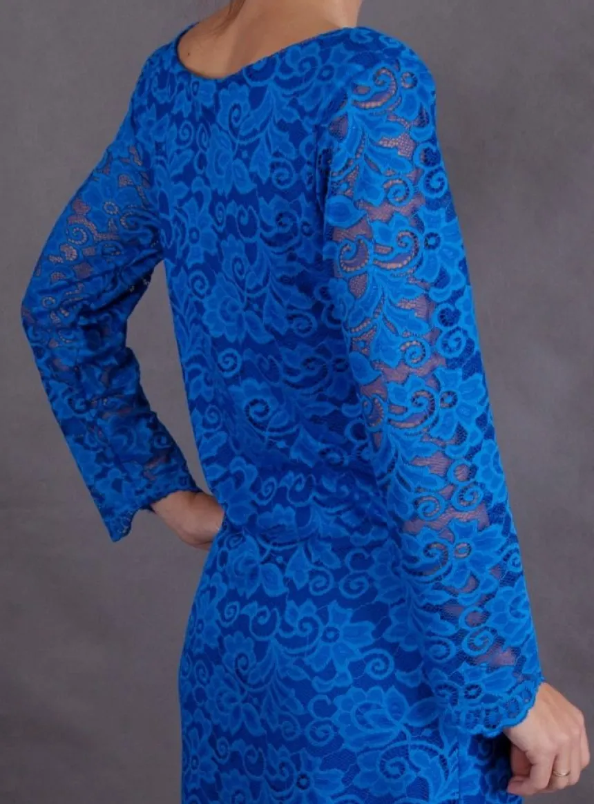 Robe de soirée courte femme en dentelle Lydia