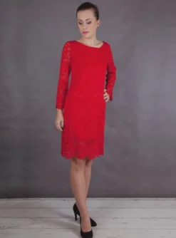 Robe de soirée courte femme en dentelle Lydia