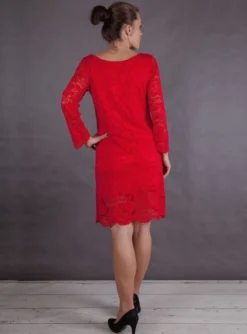 Robe de soirée courte femme en dentelle Lydia