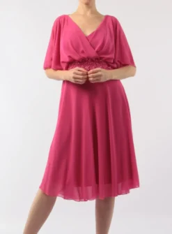 Robe de soirée courte femme grande taille Angélina