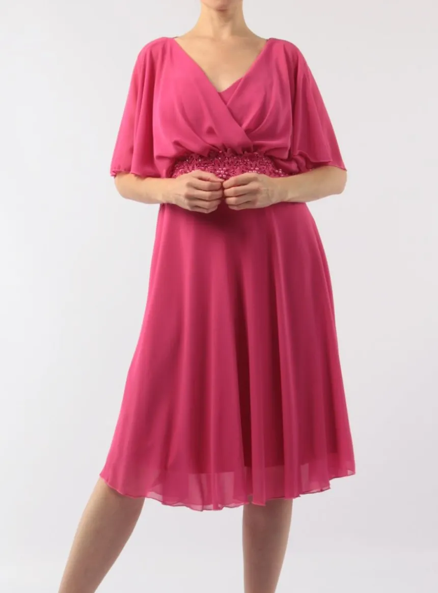 Robe de soirée courte femme grande taille Angélina