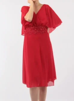 Robe de soirée courte femme grande taille Angélina